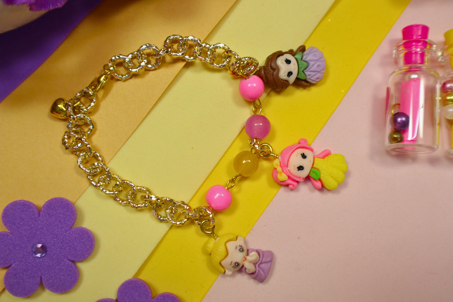 Kamule Fairy Friends Kids Lumba Rakhi - Multicolour
