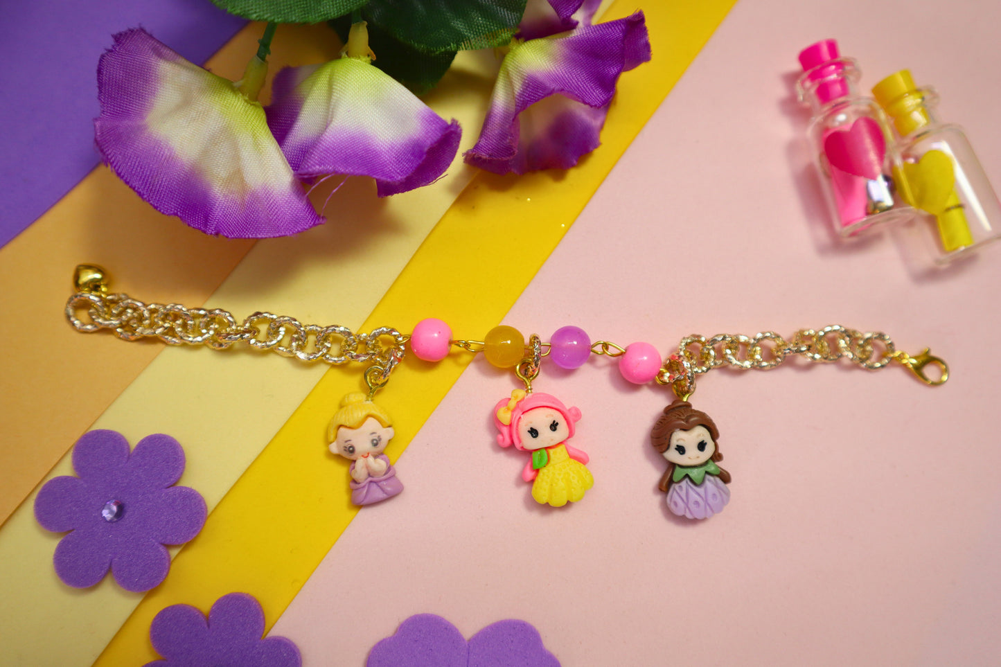 Kamule Fairy Friends Kids Lumba Rakhi - Multicolour