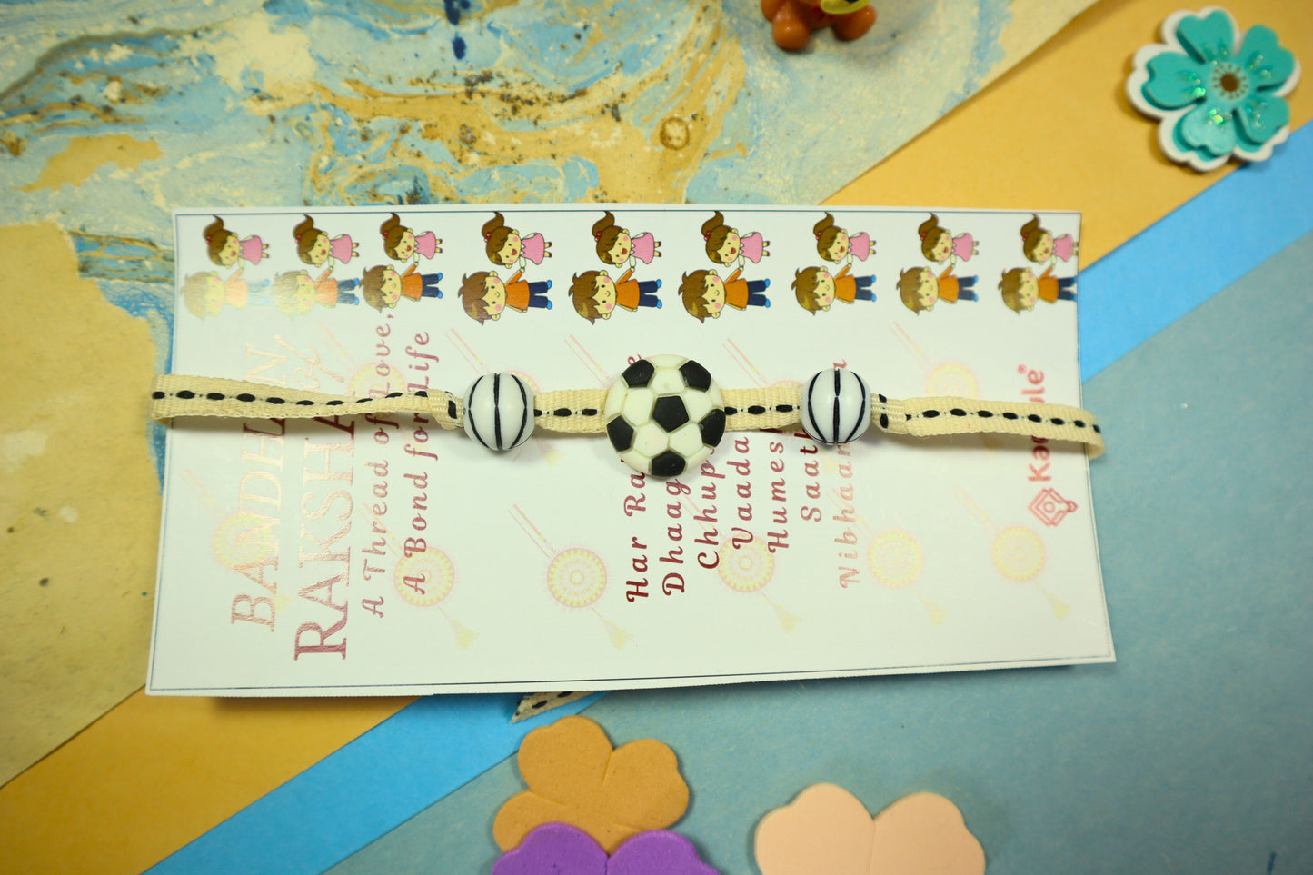 Kamule FieldRush Rakhi - White