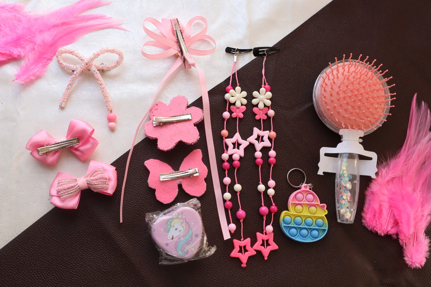 Kamule Unicorn Dreams Deluxe Accessory Box -Light Pink