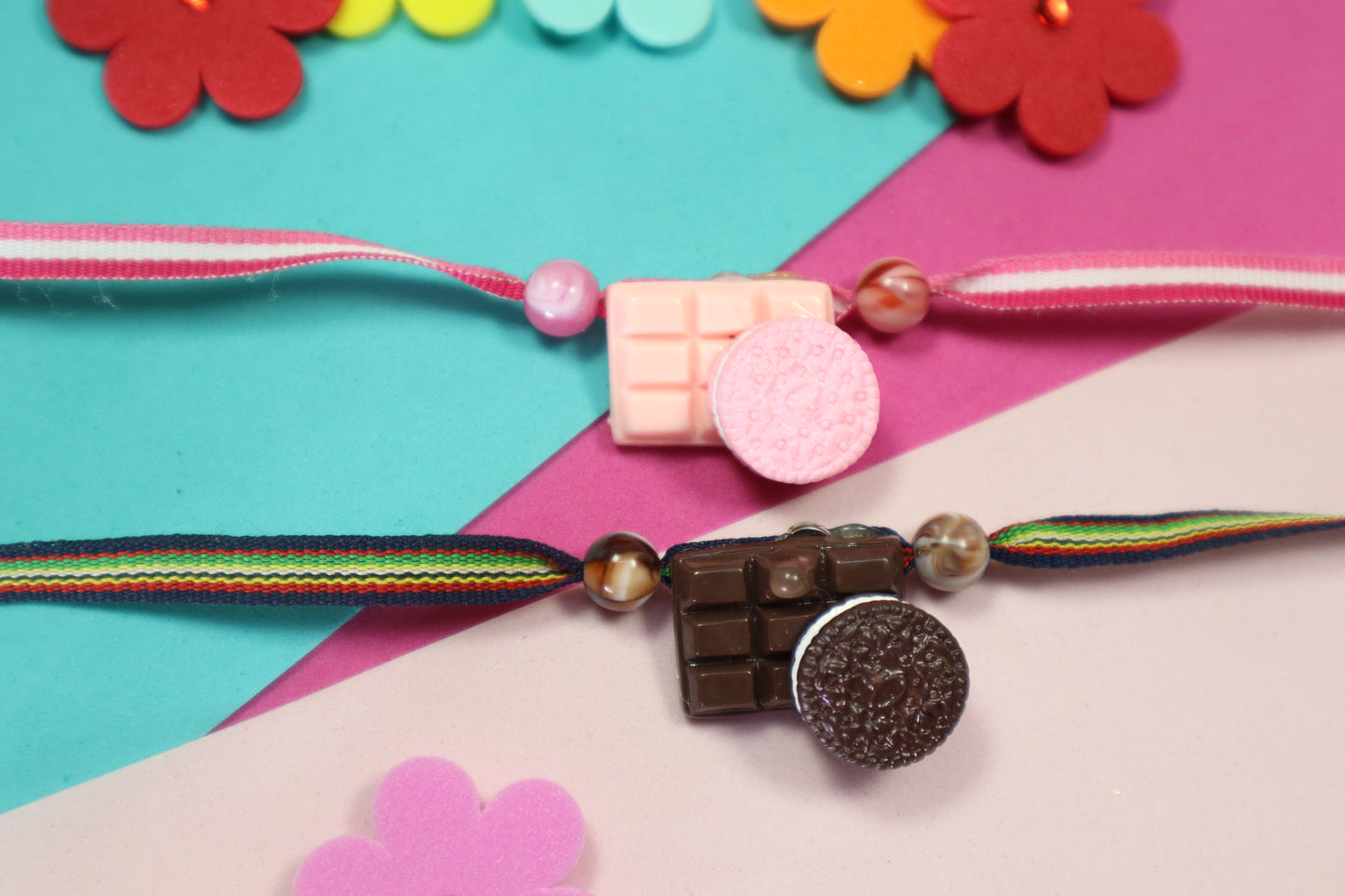 Kamule Milk Choco Delight Rakhi - Cream