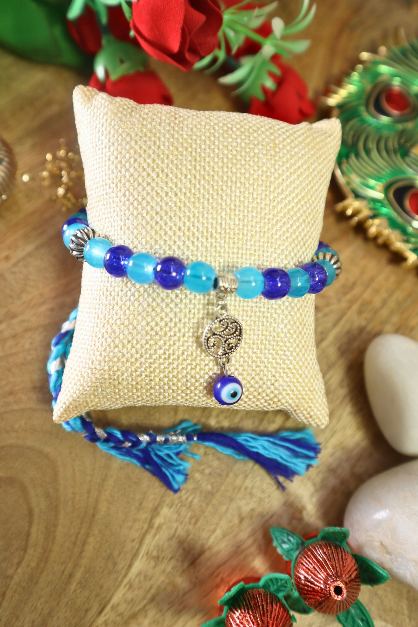 Kamule BlueAura Rakhi -Blue
