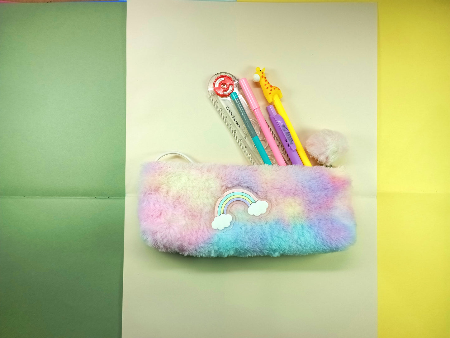 Kamule Rainbow Furr Pouch