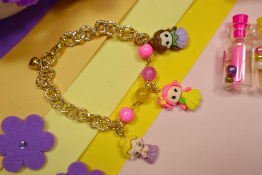 Kamule Fairy Friends Kids Lumba Rakhi - Multicolour