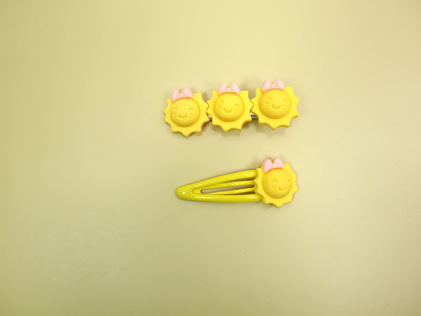 Kamule Polymer clay Character Hair Accessories set of 5-Yellow