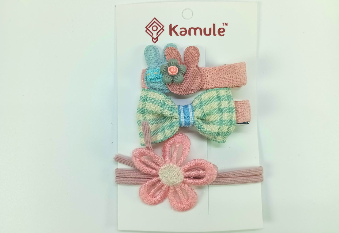 Kamule  Embroidered Applique hair clips/ Crochet Appliques hair clips