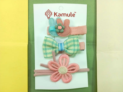 Kamule  Embroidered Applique hair clips/ Crochet Appliques hair clips