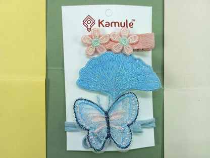 Kamule  Embroidered Applique hair clips/ Crochet Appliques hair clips