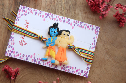 Kamule Krishna & Bheema Kids Rakhi - Multicolour