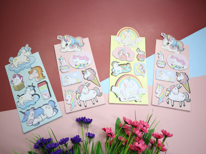 Unicorn Sticky Notes Sticky Notes Set for Girls Stylish Sticky Notes