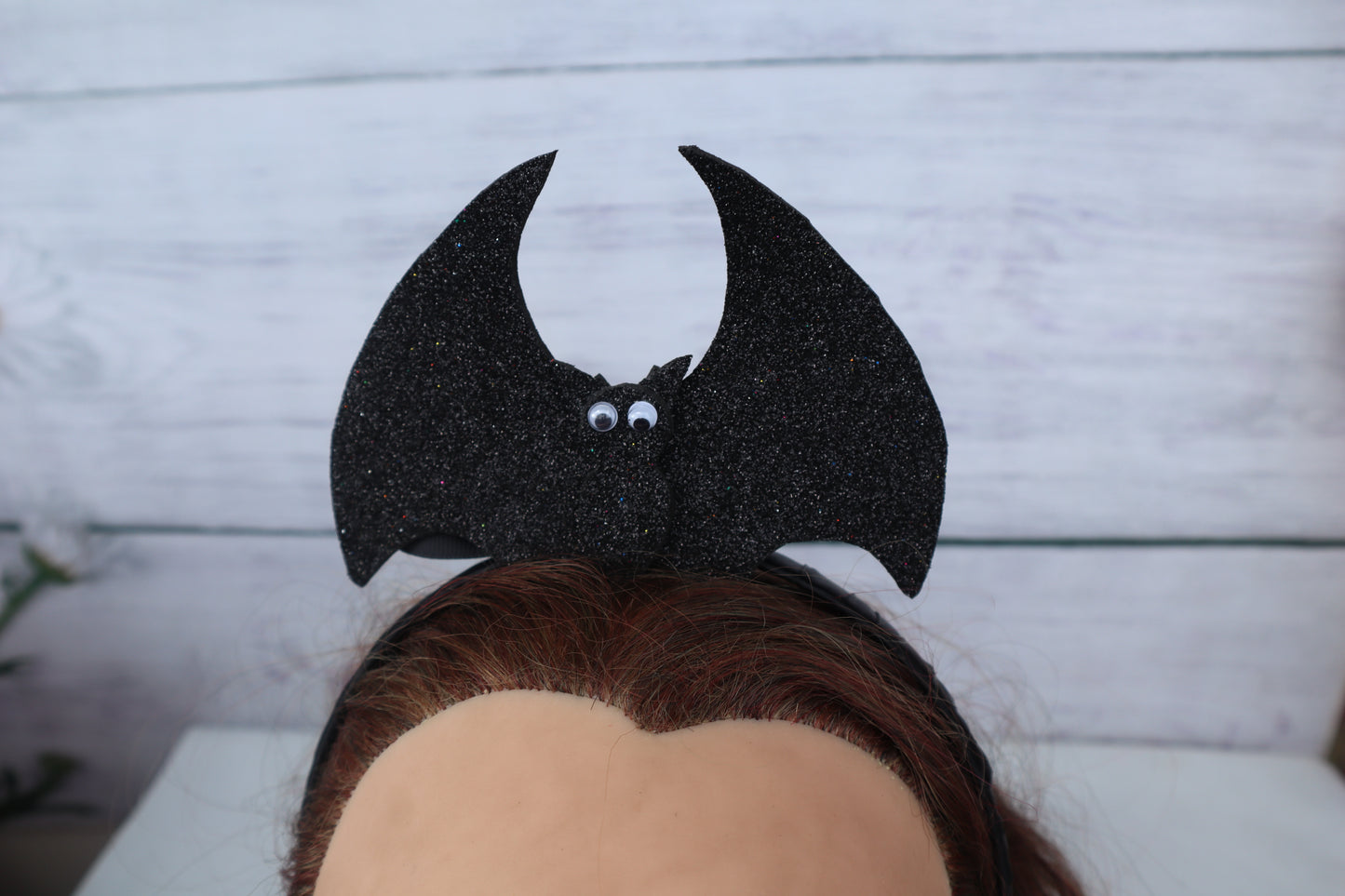 Kamule Halloween Bat Wings Headband - Black
