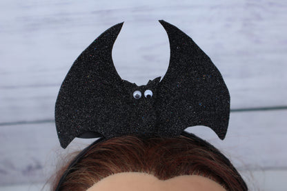 Kamule Halloween Bat Wings Headband - Black