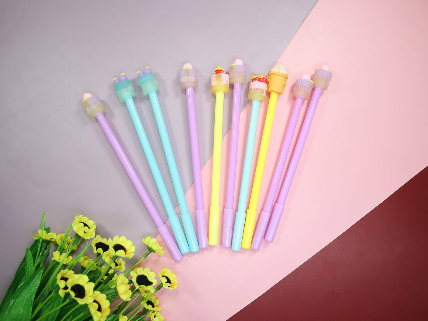 Pastries Gel Pen, Back to School, Kawaii Gel Pen-Blue