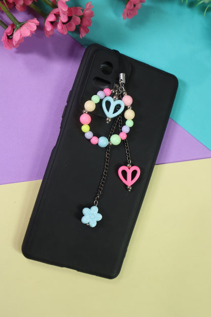 Chunky Chain  Multicoloured Phone Charm