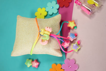 Kamule Rainbow Star Pop Lumba Rakhi - Multicolour