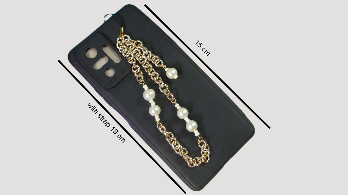 Case-Mate Phone Charm With Gold Metal Chain