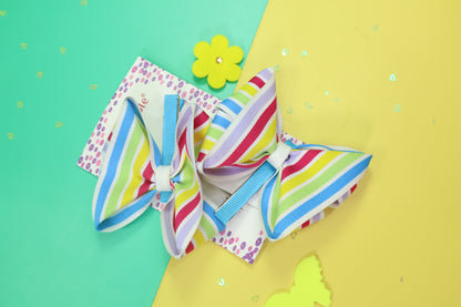 Kamule Butterfly Bow Clips - Multicolour