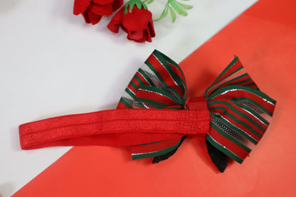 Kamule Christmas Theme Detailed Appliqued Santa Cap Headband